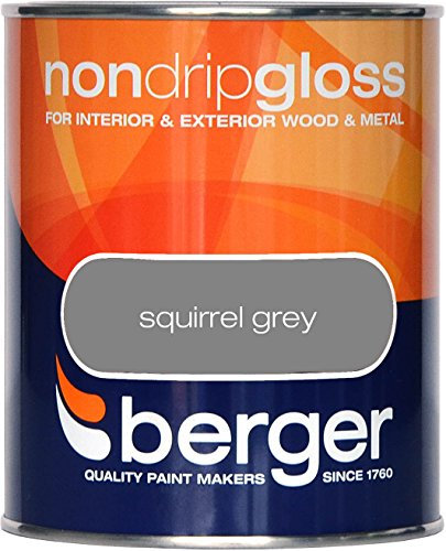Berger Non Drip Gloss 750ml Squirrel Grey (306030)
