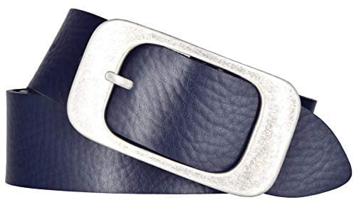 Bernd Götz Damengürtel Nappaledergürtel Marine 401973-0045 Jeansgürtel Leder Gürtel Ledergürtel 95 cm