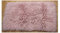 Flokati Teppich, griechisch, 90 x 160 cm, 2000 g/m², Pastellrosa