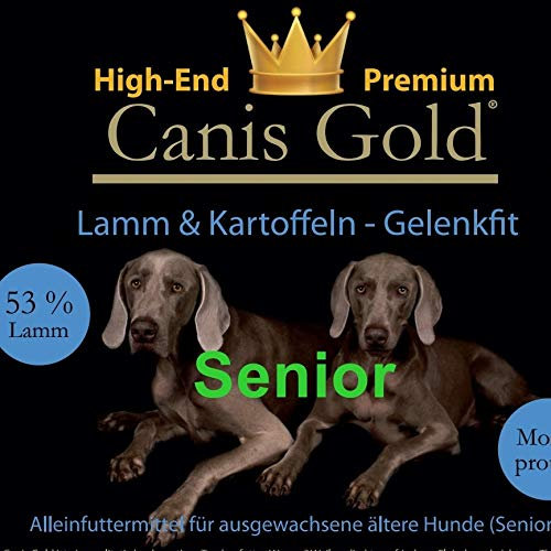Canis Gold 5 kg Senior Lamm & Kartoffel, 53% Fleisch (Monoprotein) getreidefrei