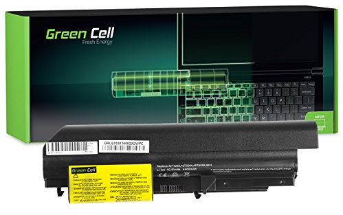 Grün Zelle® Laptop akku für Lenovo IBM Thinkpad T400 schwarz schwarz Standard - Green Cell Cells 4400 mAh 10.8V