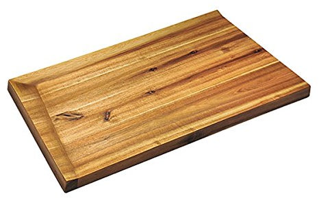 KESPER Schneid- und Servierbrett 48 x 36,5 cm aus Akazienholz/Schneidbrett/Schneidebrett Holz