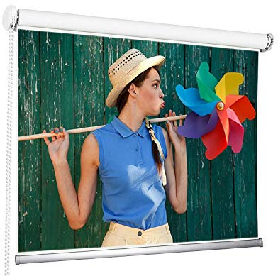 185 x 185 cm Rolleinwand Beamerleinwand Beamer Heimkino Projektionsleinwand 1:1