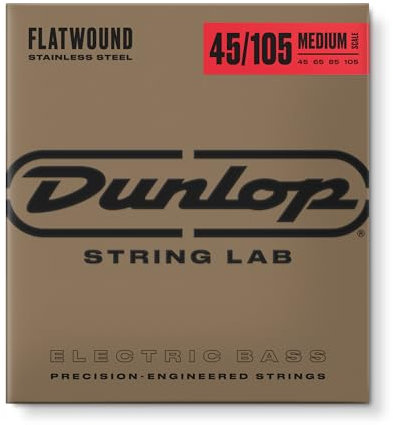 Dunlop Set di corde basse, Medium scale, 45 - 105, 4 corde