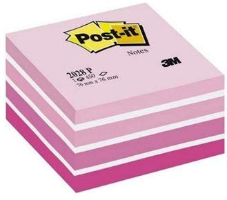 Post-it 3M 2028-P Cube Not, Rosatöne, 450 Blatt, 76x76mm