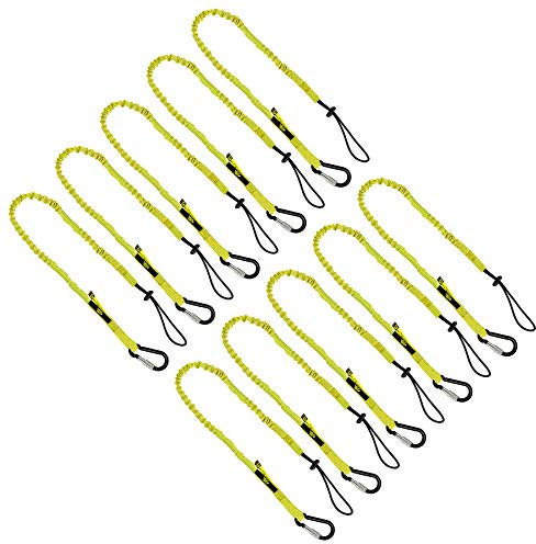 BearTOOLS 3 Foot Safety Tool Lanyard, Tough Scaffold Hard Hat Lanyard with Carabiner, Adjustable Loop End, Ultra-Durable, Premium Quality Materials Ideal for Scaffold, Tools, Construction (10)