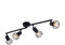 GLOBO Decken Lampe schwarz Wohn Ess Zimmer Beleuchtung Retro Käfig Strahler verstellbar 58402S-4