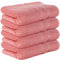 StickandShine 4er Set Premium Frottee Badetuch 100x150 cm in lachs in 500g/m² aus 100% Baumwolle