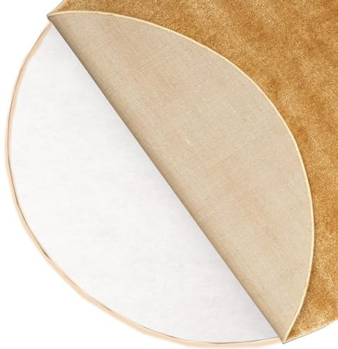 LILENO HOME Teppich-Unterlage rutschfest [120 cm rund] aus Vlies dünn - Anti-Rutsch-Matte zuschneidbar - Antirutschmatte Teppich Stopper - Universal Teppichunterlage - Rutschmatte Teppichstopper