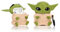 YIGEYI Custodia in Silicone Compatibile con Airpods 1 e 2 Funny Cute Cartoon 3D Case Cover[Yoda Alien] (Giallo)
