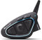 Midland BTX2 Pro S LR Single C1414.02, Bluetooth-Kommunikationssystem für Motorradfahrer, IPX6 Wasserdichtes Helm-Headset, Geräuschunterdrückung, bis 8 Personen, 23h und 1,6km