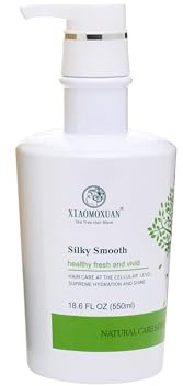 Xiaomoxuan Silky Smooth Hair Mask with Organic Tea Tree Oil - Deep Hydration for Dry, Damaged Hair, Breakage & Split End Repair Treatment, 550ml