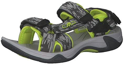 CMP Kids Hamal Hiking Sandal Sport, Cemento Acido, 4 UK