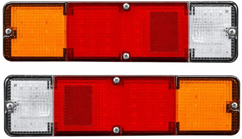 APSMOTIV Complete Rear Brake Tail Light Assembly Set Competitive for Suzuki Samurai Sierra SJ413 SJ410 Gypsy