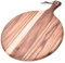 BILL.F Pizzaschieber aus Akazienholz, 25,4 cm, pizzateller, pizzabrett, pizzateller holz, und pizza teller und holzbrett, mit Griff, 35 x 25 x 1,2 cm