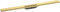 hansgrohe Fertigset Duschrinne RainDrain Flex, Abflussrinne 1000mm, Bodenablauf Dusche kürzbar zur Wandmontage, Polished Gold Optic