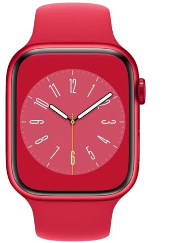 Apple Watch Series 8 (GPS, 41MM) - (PRODUCT) RED Cassa in Alluminio con (PRODUCT) RED Solo Loop Intrecciato (Ricondizionato)