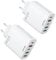 European USB Charger 6.6A 2 Pack, LiFiYiRc PD20W&QC3.0 Fast Charging Multi Ports, 2 USB C 3 USB A Europe Plug Compatible for iPhone 15 14 13 12 11 Pro Max XS XR X SE 8 Plus, Samsung S22 S21 A13