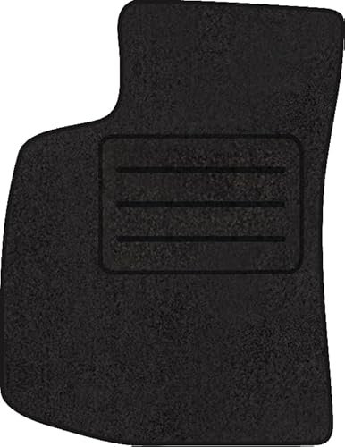 Velours Fahrermatten Schwarz LUX für Volkswagen Golf I Cabrio (1974-1983) 1-teilig