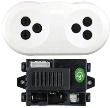 NERTOEE Mando a distancia para coche eléctrico para niños, modelo RC, piezas de repuesto (mando a distancia+receptor de 6 V)