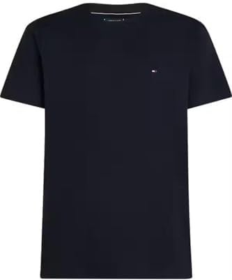 Tommy Hilfiger Men’s Short Sleeve Round Neck Essential Regular Fit T-Shirt, Blue (Desert Sky), XXL