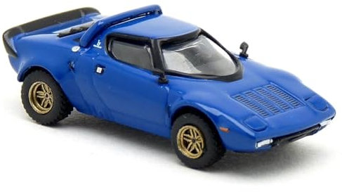 BREKINA 1/87 LANCIA STRATOS HF 1975 BLUE BREKINA Lancia Stratos HF Minicar HO Scale
