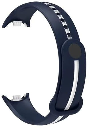 JUNCHENGBAO Geeignet kompatibel mit Mi Band 8 Armband, Silikon-Uhrenarmband, Unisex-Armband, bedrucktes Uhrenarmband(2)