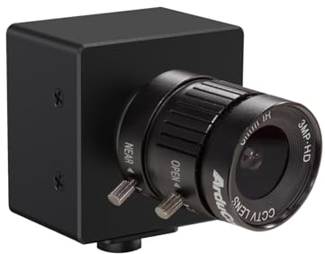 Arducam USB 3.0 Camera, IMX296 Global Shutter USB Camera Module, 1.58MP 44FPS High-Speed UVC Webcam with 60°(D) 6mm CS Lens for Windows, Linux