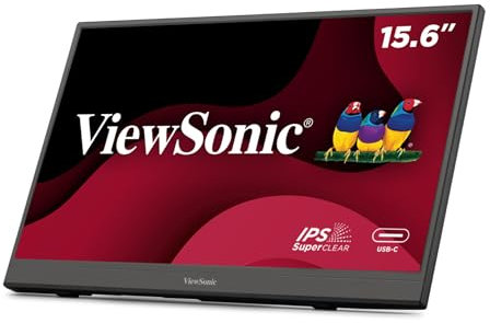ViewSonic VA1653-15.6 Portable 1080p IPS Monitor with USB C and mini-HDMI