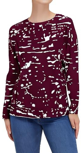 Bluse Damen Beige Sale Seidiges Lockeres Top Mit V-Ausschnitt Langarmshirt RIPP Damen Long Sleeve Shirt Women Langarmshirt Blau Damen Tshirt Weiss Damen Lang Aware Tshirt Damen Sale