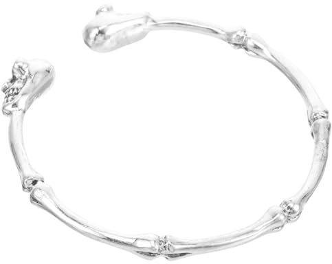 SHERCHPRY Schädel Armband Handschmuck Für Frauen Gruselig Halloween-handschmuck Armreif Beängstigend Knochen Grimmig Hey Ornamente Punk-armband Für Frauen Skelett Party Legierung