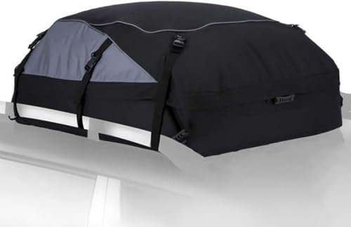 Auto Dachbox (792 Liter). wasserdichte Autodachtasche aus Oxford 600+PVC Innenausstattung, flexibel mit 6 Gurten zur Montage in Autos mit oder ohne Dachgepäckträger (160x110x45 cm)