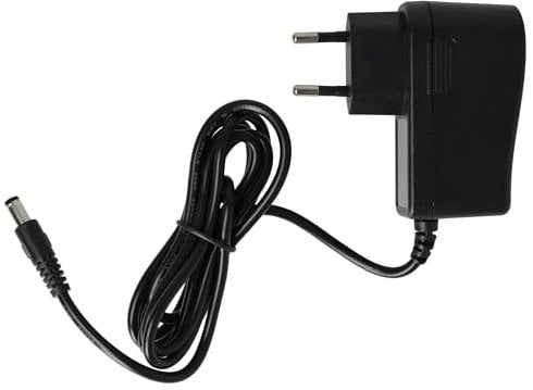 vhbw 220V Netzteil Ladegerät Ladekabel 10W (5V/2A) mit Rundstecker kompatibel mit Laufwerke, Festplatten, Player, Akku, Ladestation, Trafos, Switch, Router, u.a.