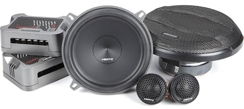 Hertz MPK 130 – Sistema audio auto a due vie con woofer da 130 mm, tweeter da 29 mm, crossover passivo e griglie incluse, potenza 200W per installazioni hi-fi