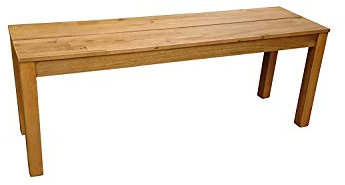 SAM® 2-Sitzer Garten-Bank Elyar aus braunem geöltem Akazien-Holz, 120 cm Breite