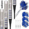 Unicorn Silver Star Gary Anderson Soft Dart, 80% Tungsten, 17g