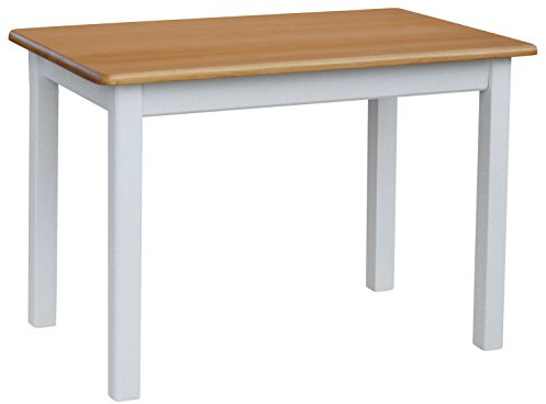 k koma Küchentisch Esstisch Tisch Massiv Kiefer Holz Weiß Honig Neu Hersteller Verschiedene Massen (100 x 70)