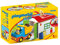 PLAYMOBIL 1.2.3 70184 LKW mit Sortiergarage, LKW durch Garagendach mit passenden Löchern für Ladung befüllbar, ab 1,5 Jahren