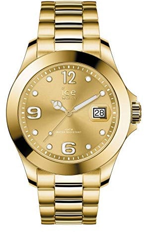 ICE-WATCH - ICE steel Gold - Gold Damenuhr mit Metallarmband - 016916 (Medium)