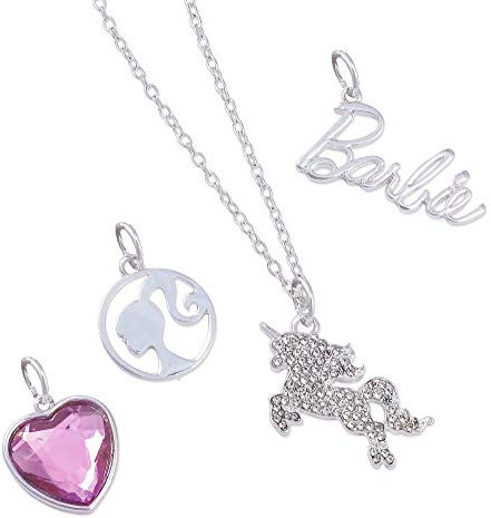 Barbie Juego de collar y colgantes, Cristal, Cristal