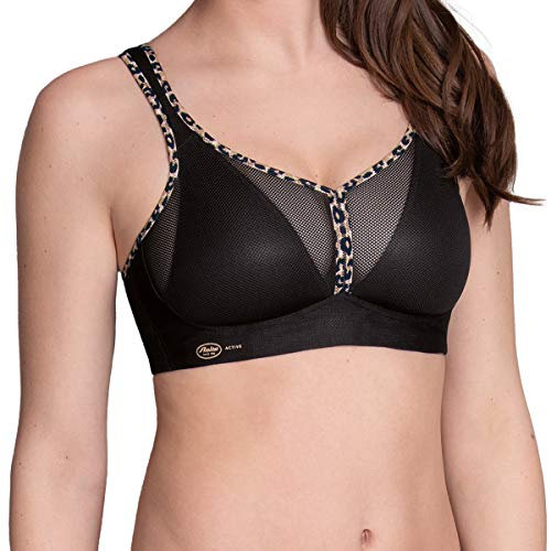 Anita Sport BH mit Schale air Control DeltaPad 5544 Gr. 90C in schwarz-Kalahari