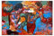 Art Rocky And Apollo Creed Leinwand-Poster, Wandkunst, Deko, Bild, Gemälde für Wohnzimmer, Schlafzimmer, Dekoration, ungerahmt: 30 x 45 cm