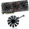 Dotodo FDC10U12S9-C FDC10H12S9-C T129215SU Ventilateur de carte vidéo de remplacement pour ASUS GTX 980 Ti R9 390X 390 GTX 1060 1070 1080 Ti RX 480 RX480)
