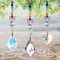 Seasboes 3 Stück Sonnenfänger, Kristalle zum Aufhängen, Kristall Glas Prisma, Kristalle als Dekoration, Suncatcher Hängedeko, Lichtfänger Kristal Anhänger Ornament für Zuhause Büro Garten Dekoration