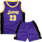 Lila Basketball Kinder Trikot und Shorts - 2 Stücke, Sleeveless
