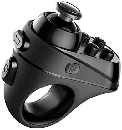 Newin Star Bluetooth VR Controller Wireless Gamepad Joystick Gaming Remote Control Ring Shaped Joypad for Phones Video Games Black