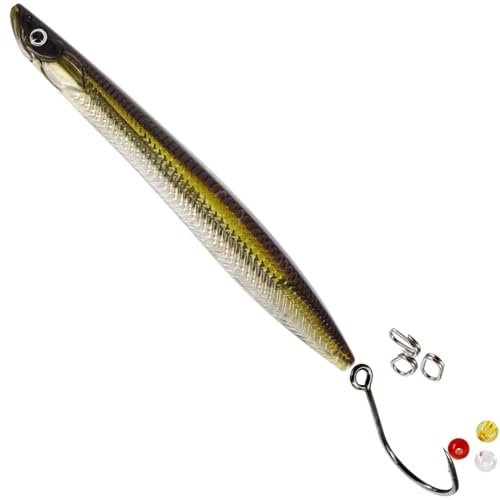 Westin Sandy Inline 9,5cm 14g - Inliner Meerforellenblinker, Farbe:UV Transparent Motoroil