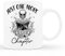 HALAMYZZ Just One More Chapter Kaffeetasse mit Skelett-Lesebuch für Liebhaber, Buch, Weiß, 300 ml