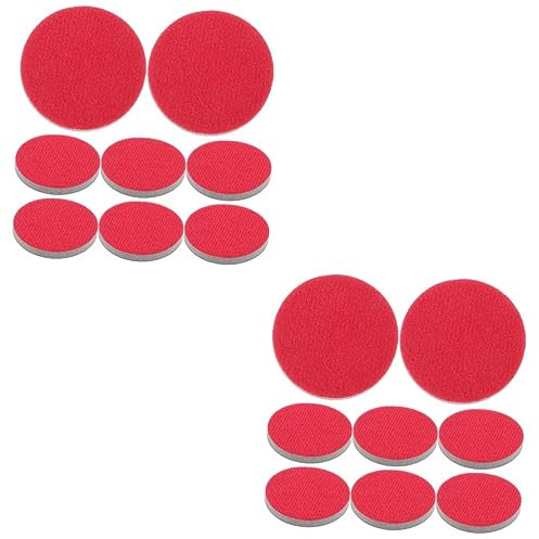 Kisangel 16pcs Bowling Ball Polish Pad Multi-use Cleaning Kit for Bowling Accessories Lawn Bowls Cleaning Sponge Pad