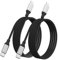 Acecene USB C auf Lightning Kabel [3m,2 Stück] MFi Zertifiziert Langes iPhone Ladekabel USB C Lightning Schnellladekabel und Datenkabel für iPhone 14 13 12 11 Pro Max X 8 7 6 Plus SE iPad - Schwarz